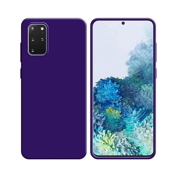 Silikonh¨¹lle kompatibel mit Samsung Galaxy S20 Plus 5G G986 & S20 Plus G985, Lila