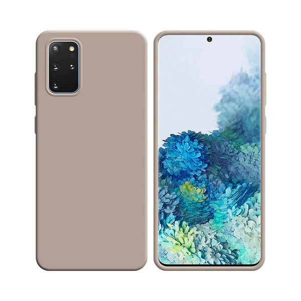 Silikonh¨¹lle kompatibel f¨¹r Samsung Galaxy S20 Plus 5G G986 & S20 Plus G985 Ros¨¦gold