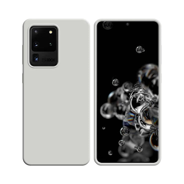 Silikonh¨¹lle kompatibel mit Samsung Galaxy S20 Ultra G988 Wei_