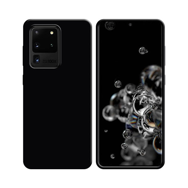 Silikonh¨¹lle kompatibel mit Samsung Galaxy S20 Ultra G988 Schwarz