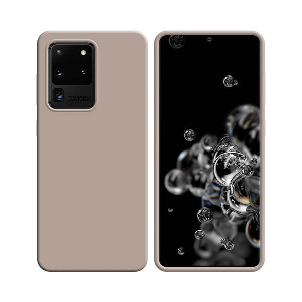 Silikonh¨¹lle kompatibel mit Samsung Galaxy S20 Ultra G988 Ros¨¦gold