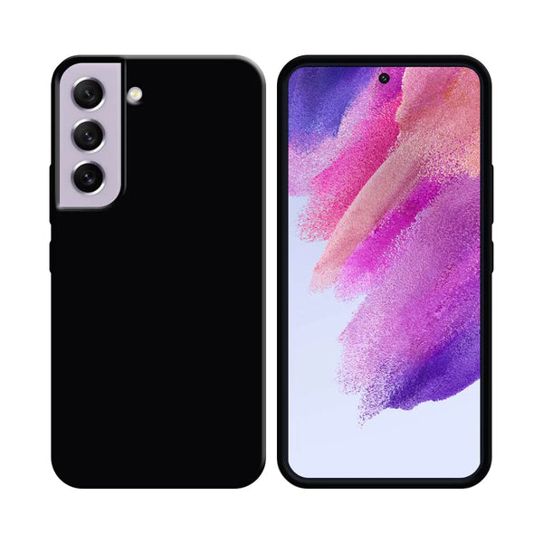 Silikonh¨¹lle kompatibel mit Samsung Galaxy S21 FE G990 Schwarz