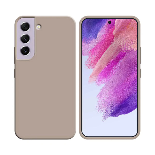 Silikonh¨¹lle kompatibel mit Samsung Galaxy S21 FE G990 Ros¨¦gold