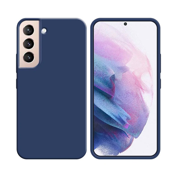 Silikonh¨¹lle kompatibel mit Samsung Galaxy S21 Plus 5G G996 Marineblau