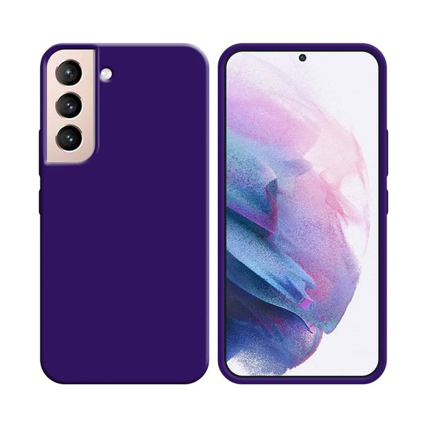 Silikonh¨¹lle kompatibel mit Samsung Galaxy S21 Plus 5G G996 Lila