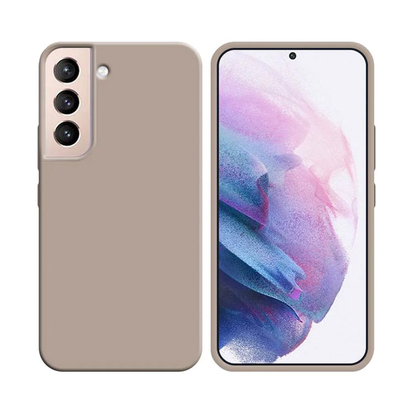 Silikonh¨¹lle kompatibel mit Samsung Galaxy S21 Plus 5G G996 Ros¨¦gold