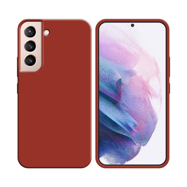 Silikonh¨¹lle kompatibel mit Samsung Galaxy S21 Plus 5G G996 Rot