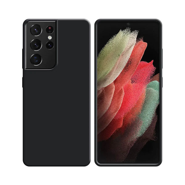 Silikonh¨¹lle kompatibel mit Samsung Galaxy S21 Ultra 5G G998 Grau