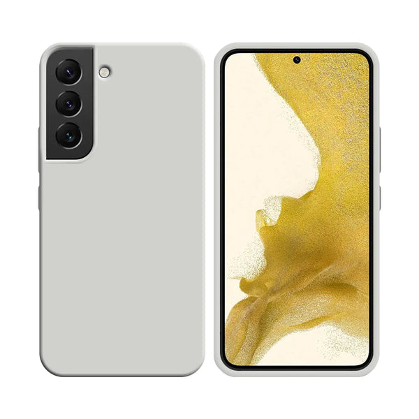 Silikonh¨¹lle kompatibel mit Samsung Galaxy S22 S901 Wei_