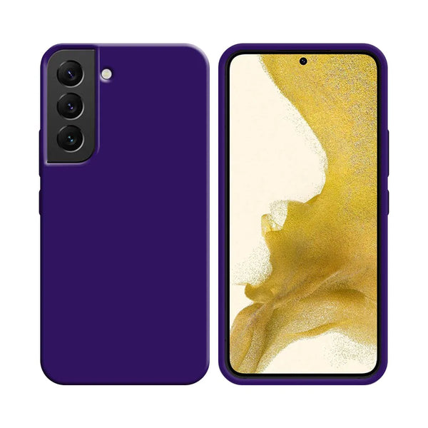Silikonh¨¹lle kompatibel mit Samsung Galaxy S22 S901 Lila