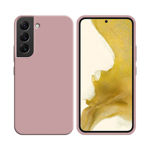 Silikonh¨¹lle kompatibel mit Samsung Galaxy S22 S901 Rosa