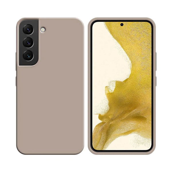 Silikonh¨¹lle kompatibel mit Samsung Galaxy S22 S901 Ros¨¦gold