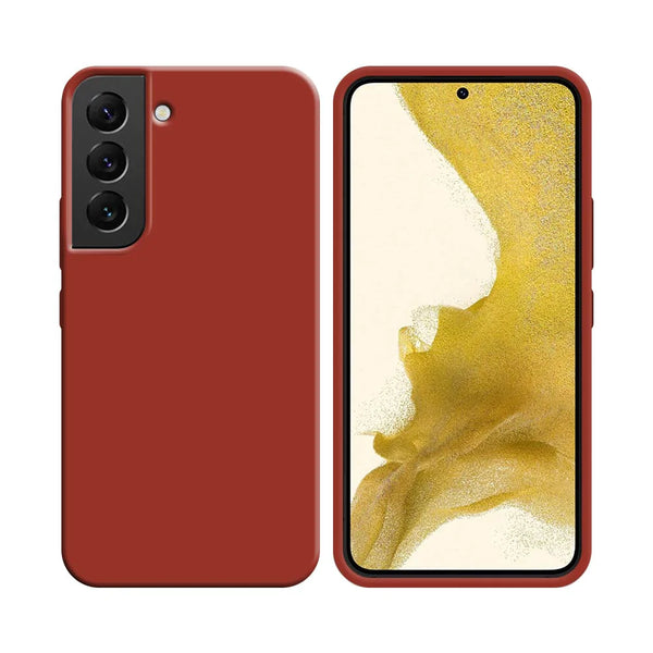 Silikonh¨¹lle kompatibel mit Samsung Galaxy S22 S901 Rot