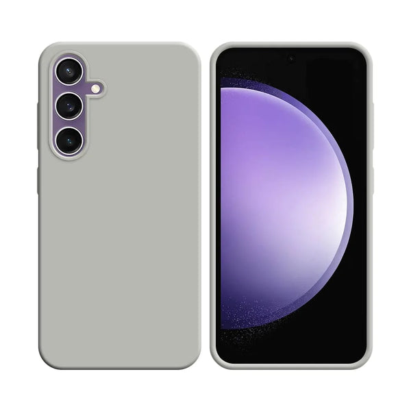 Silikonh¨¹lle kompatibel mit Samsung Galaxy S23 FE S711B Wei_