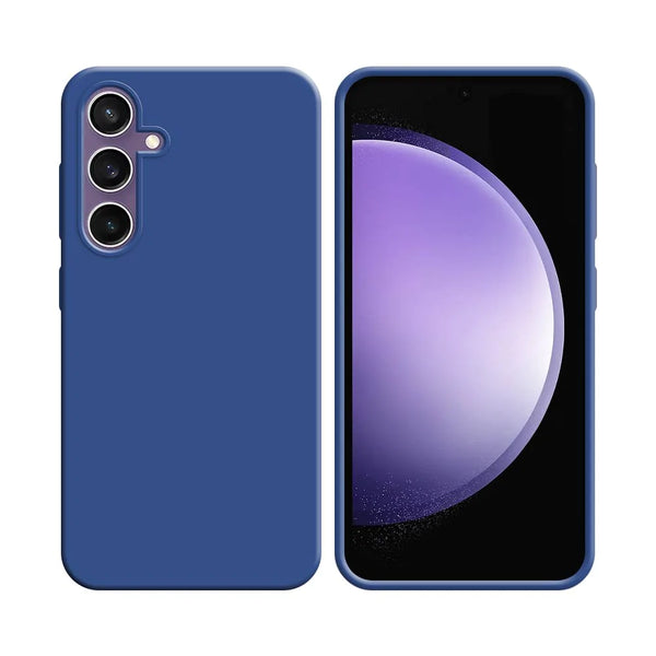 Silikonh¨¹lle kompatibel mit Samsung Galaxy S23 FE S711B Marineblau