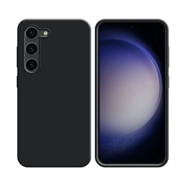 Silikonh¨¹lle kompatibel mit Samsung Galaxy S23 Plus 5G S916 Grau