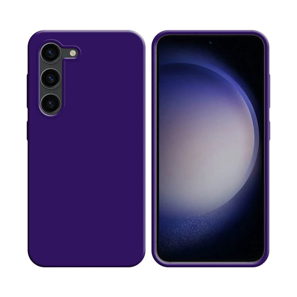 Silikonh¨¹lle kompatibel mit Samsung Galaxy S23 Plus 5G S916 Lila