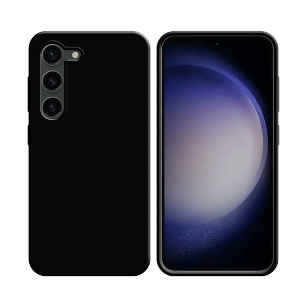 Silikonh¨¹lle kompatibel mit Samsung Galaxy S23 Plus 5G S916 Schwarz