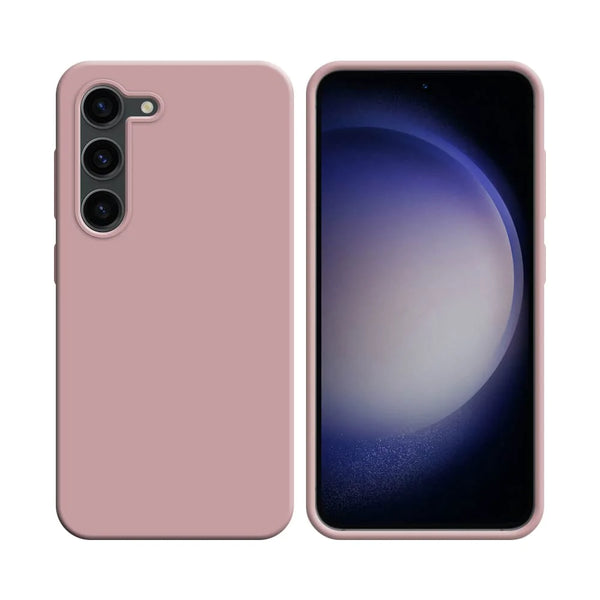 Silikonh¨¹lle kompatibel mit Samsung Galaxy S23 Plus 5G S916 Rosa