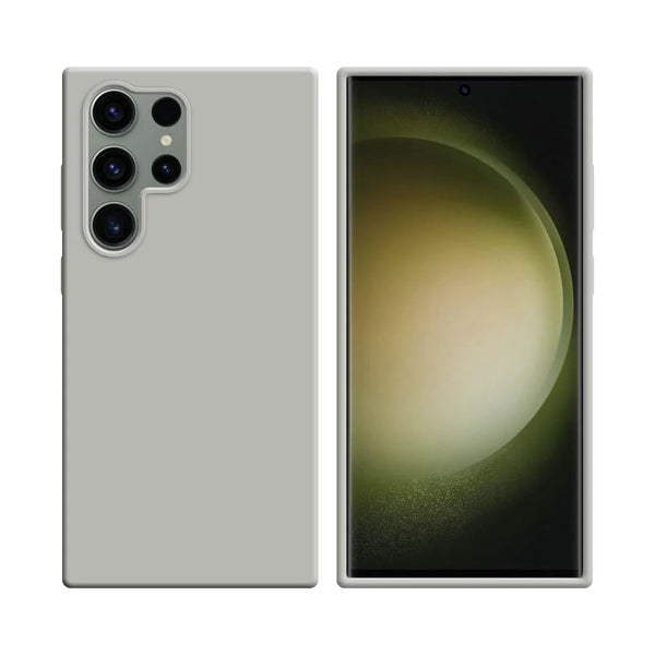 Silikonh¨¹lle kompatibel mit Samsung Galaxy S23 Ultra 5G S918 (#9) Wei_