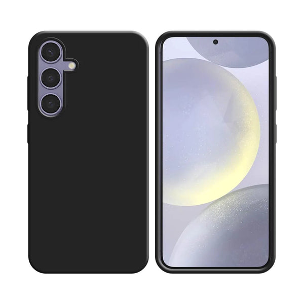 Silikonh¨¹lle kompatibel mit Samsung Galaxy S24 Plus 5G S926 Schwarz