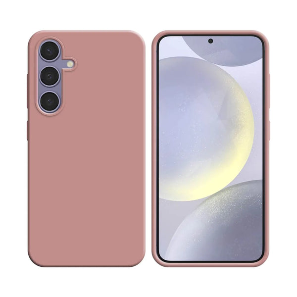 Silikonh¨¹lle kompatibel mit Samsung Galaxy S24 Plus 5G S926 Rosa