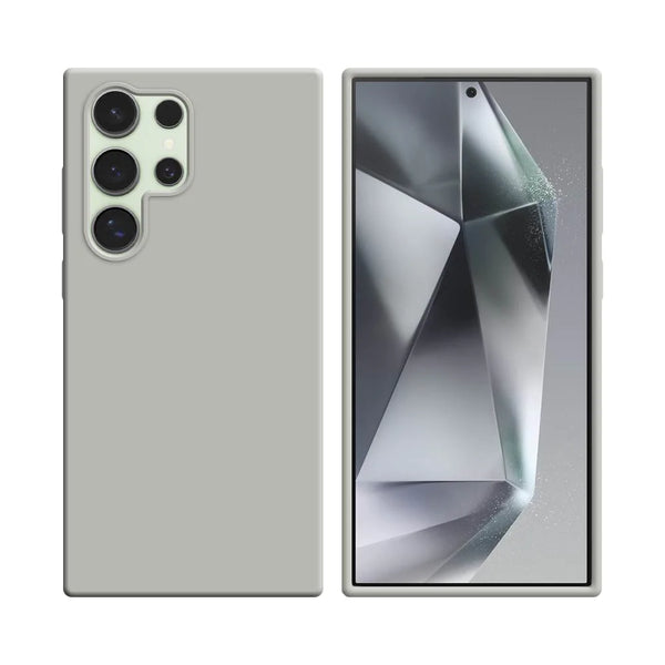 Silikonh¨¹lle kompatibel mit Samsung Galaxy S24 Ultra 5G S928 Wei_