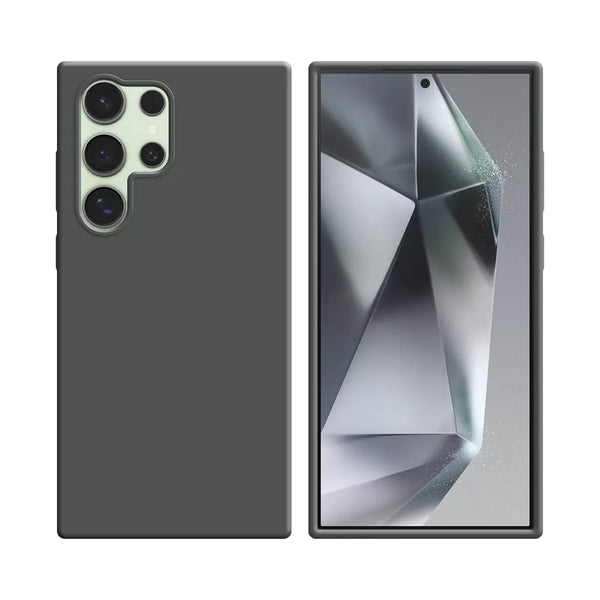 Silikonh¨¹lle kompatibel mit Samsung Galaxy S24 Ultra 5G S928 Grau