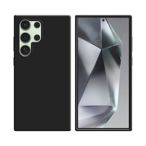 Silikonh¨¹lle kompatibel mit Samsung Galaxy S24 Ultra 5G S928 Schwarz