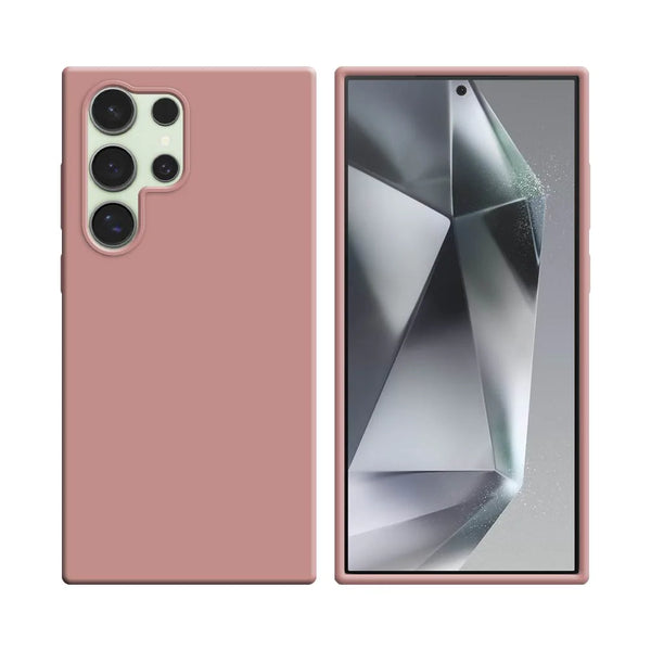 Silikonh¨¹lle kompatibel mit Samsung Galaxy S24 Ultra 5G S928 Rosa
