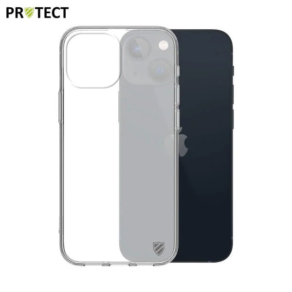 Coque Silicone PROTECT pour Apple iPhone 13 Mini Transparent
