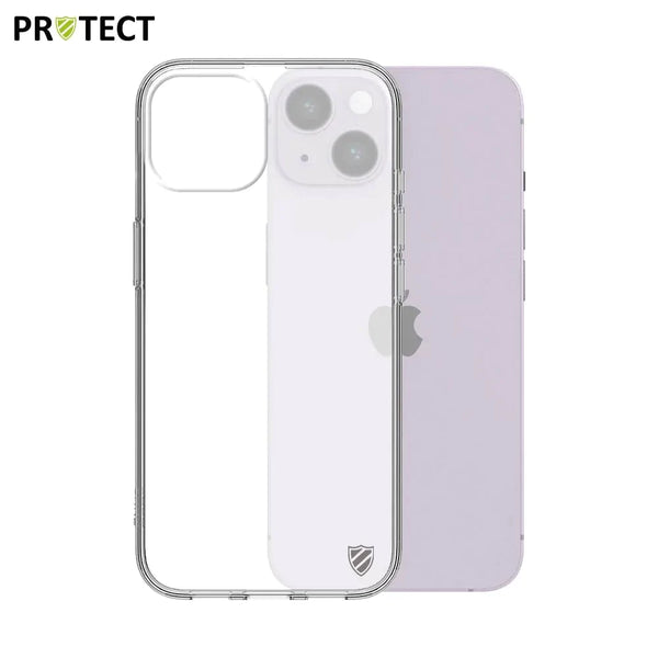 Coque Silicone PROTECT pour Apple iPhone 14 Transparent