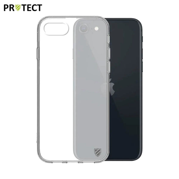 Coque Silicone PROTECT pour Apple iPhone 7, 8, SE 2 & SE 3 Transparent