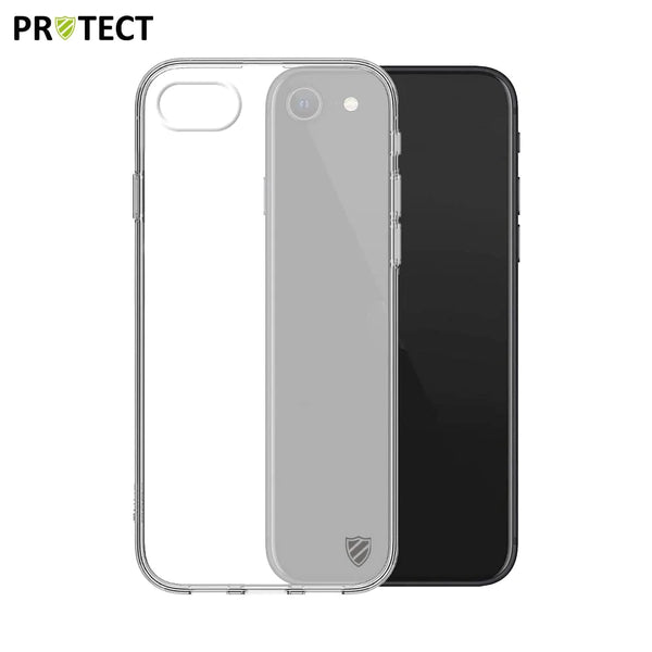 Coque Silicone PROTECT pour Apple iPhone SE (2nd Gen) Transparent
