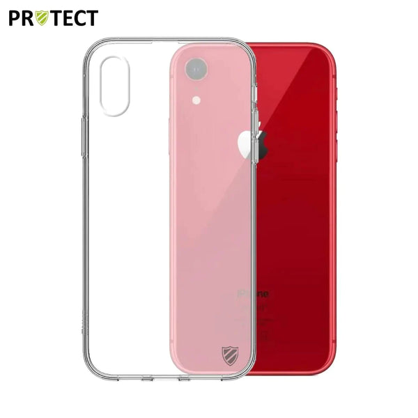 Coque Silicone PROTECT pour Apple iPhone XR Transparent