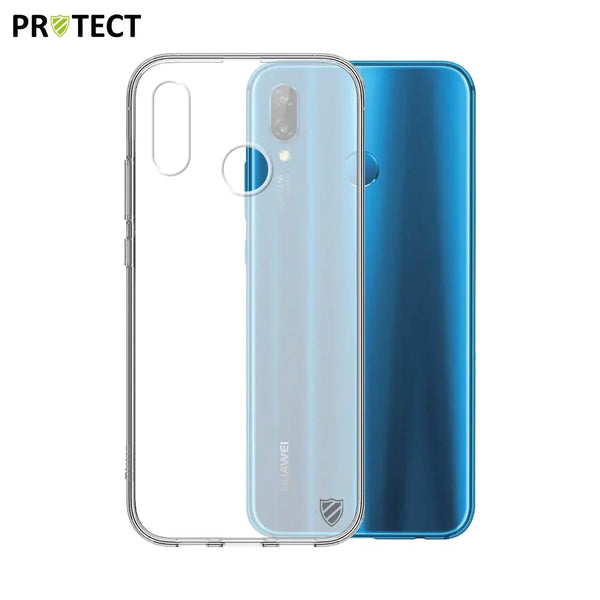 Coque Silicone PROTECT pour Huawei P20 Lite Transparent
