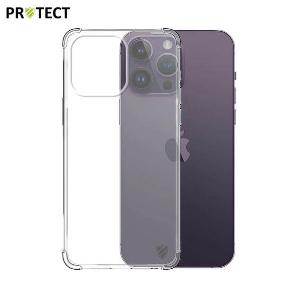 Coque Silicone Renforc¨¦e PROTECT pour Apple iPhone 14 Pro Max Transparent