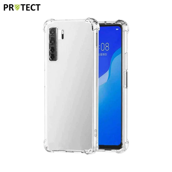 Custodia in silicone rinforzato PROTECT per Huawei P40 Lite 5G trasparente
