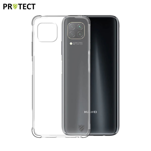 Custodia in silicone rinforzato PROTECT per Huawei P40 Lite trasparente