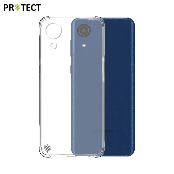 PROTECT Verst_rkte Silikonh¨¹lle f¨¹r Samsung Galaxy A03 Core A032 Transparent