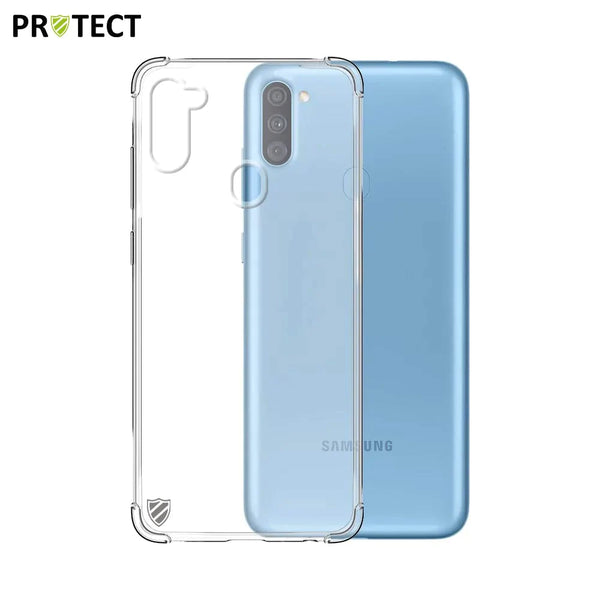 PROTECT Verst_rkte Silikonh¨¹lle f¨¹r Samsung Galaxy A11 A115 Transparent