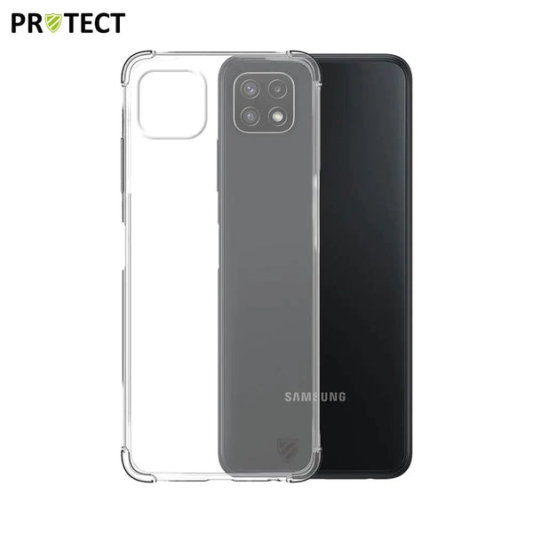 PROTECT Verst_rkte Silikonh¨¹lle f¨¹r Samsung Galaxy A22 5G A226B Transparent