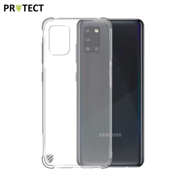PROTECT Verst_rkte Silikonh¨¹lle f¨¹r Samsung Galaxy A31 A315 Transparent