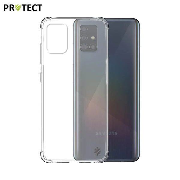 PROTECT Verst_rkte Silikonh¨¹lle f¨¹r Samsung Galaxy A51 A515 Transparent