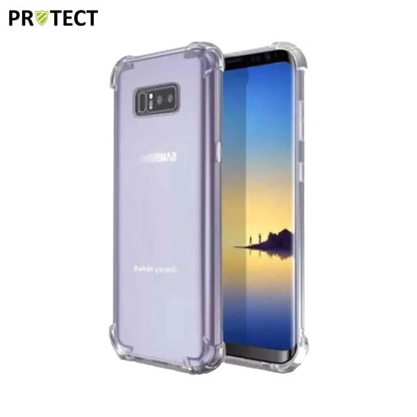PROTECT Verst_rkte Silikonh¨¹lle f¨¹r Samsung Galaxy Note 8 N950, Transparent