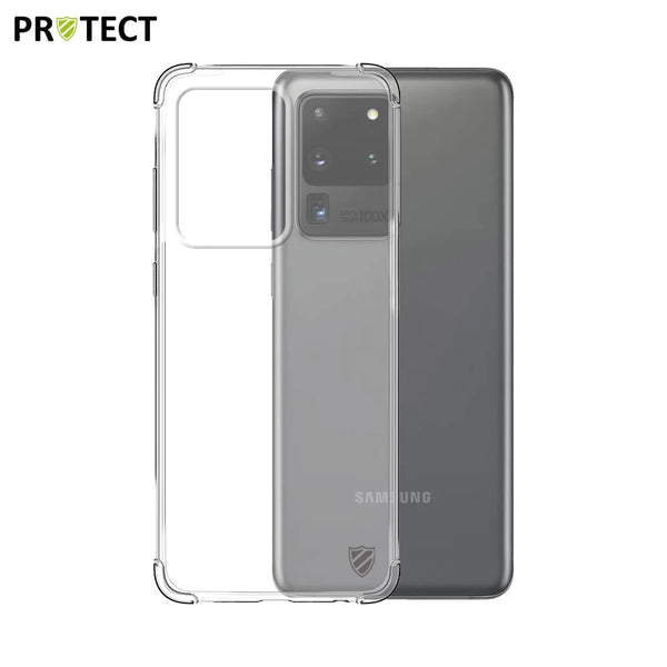 PROTECT Verst_rkte Silikonh¨¹lle f¨¹r Samsung Galaxy S20 Ultra G988 Transparent