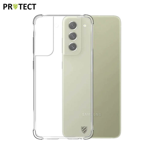 PROTECT Verst_rkte Silikonh¨¹lle f¨¹r Samsung Galaxy S21 FE G990 Transparent