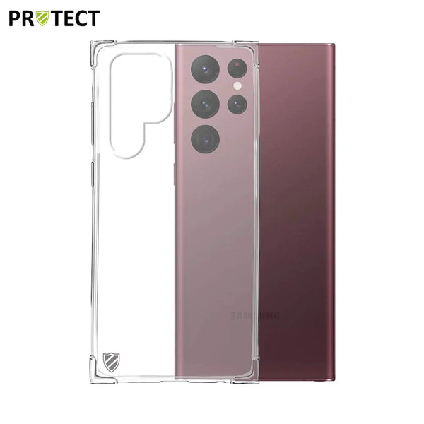 PROTECT Verst_rkte Silikonh¨¹lle f¨¹r Samsung Galaxy S22 Ultra S908 Transparent