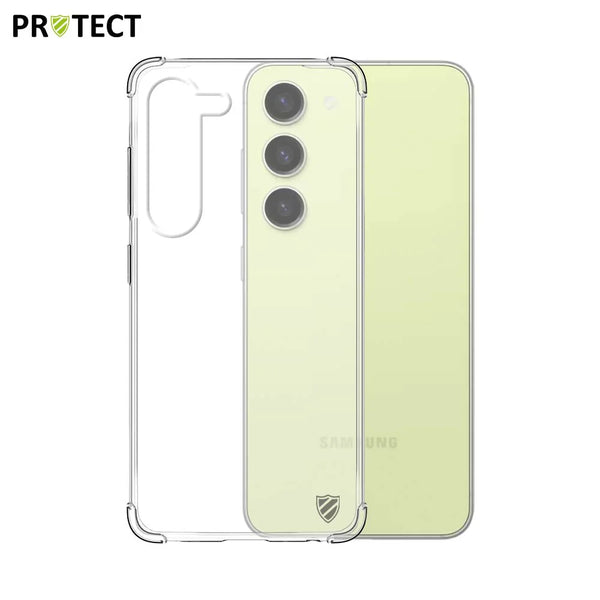 PROTECT Verst_rkte Silikonh¨¹lle f¨¹r Samsung Galaxy S23 5G S911 Transparent
