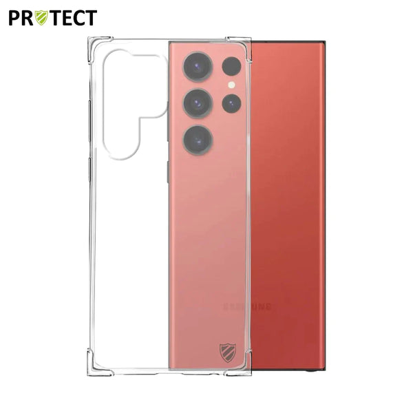 PROTECT Verst_rkte Silikonh¨¹lle f¨¹r Samsung Galaxy S23 Ultra 5G S918 Transparent